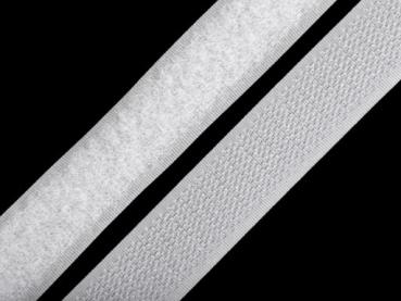 Klettband Breite 20mm Weiß